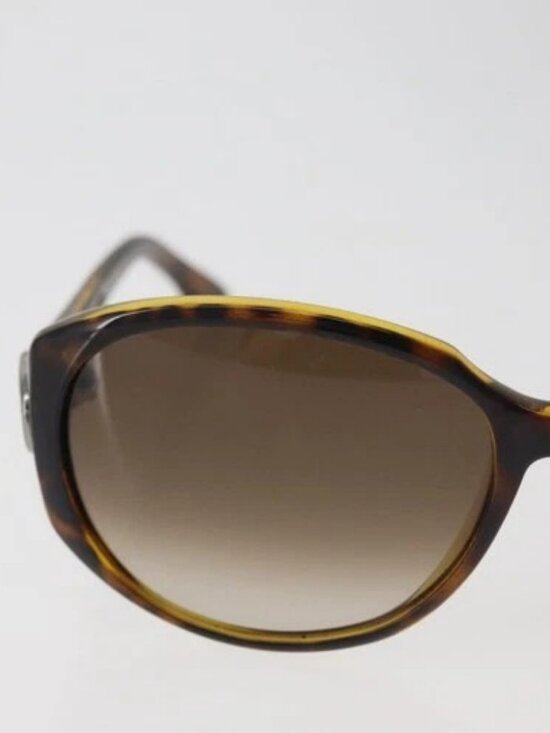GUCCI Tortoise Pattern Sunglasses Plastic Brown Silver Auth BA13261 main image 12